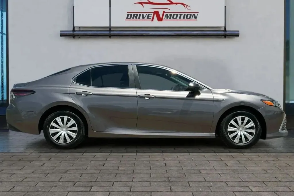Another view of 2021 Toyota Camry Hybrid LE Sedan 4D for sale in Thornton, CO at Drive N-Motion Thornton