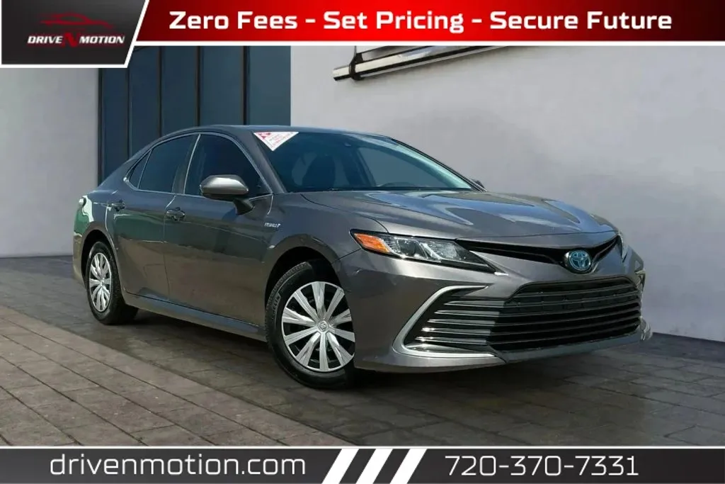 Gray 2021 Toyota Camry Hybrid LE Sedan 4D for sale in Thornton, CO