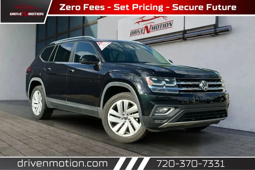 Black 2020 Volkswagen Atlas SEL Sport Utility 4D for sale in Thornton, CO