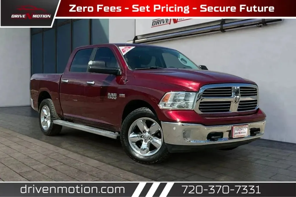 Red 2017 Ram 1500 Crew Cab Big Horn Pickup 4D 5 1/2 ft for sale in Thornton, CO
