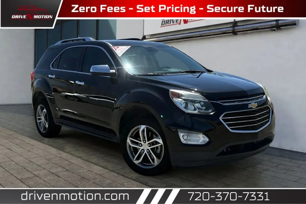 Black 2017 Chevrolet Equinox Premier Sport Utility 4D for sale in Thornton, CO