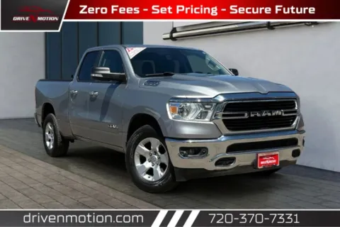 Silver 2020 Ram 1500 Quad Cab Big Horn Pickup 4D 6 1/3 ft for sale in Thornton, CO