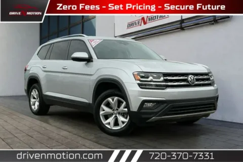 Silver 2018 Volkswagen Atlas SE w/Tech Pkg Sport Utility 4D for sale in Thornton, CO