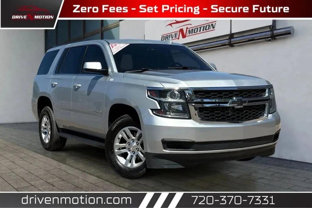 Silver 2020 Chevrolet Tahoe LT Sport Utility 4D for sale in Thornton, CO