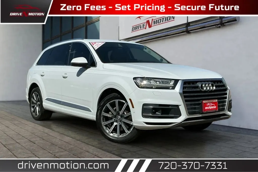 White 2019 Audi Q7 55 TFSI Prestige Sport Utility 4D for sale in Thornton, CO