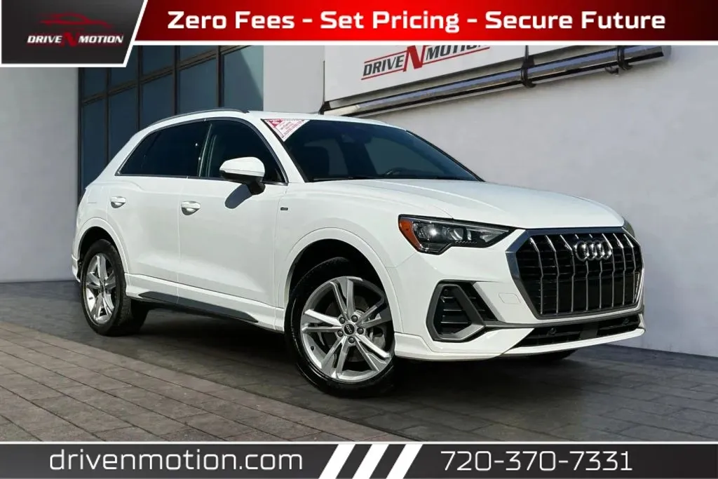 White 2022 Audi Q3 45 TFSI S line Premium Sport Utility 4D for sale in Thornton, CO