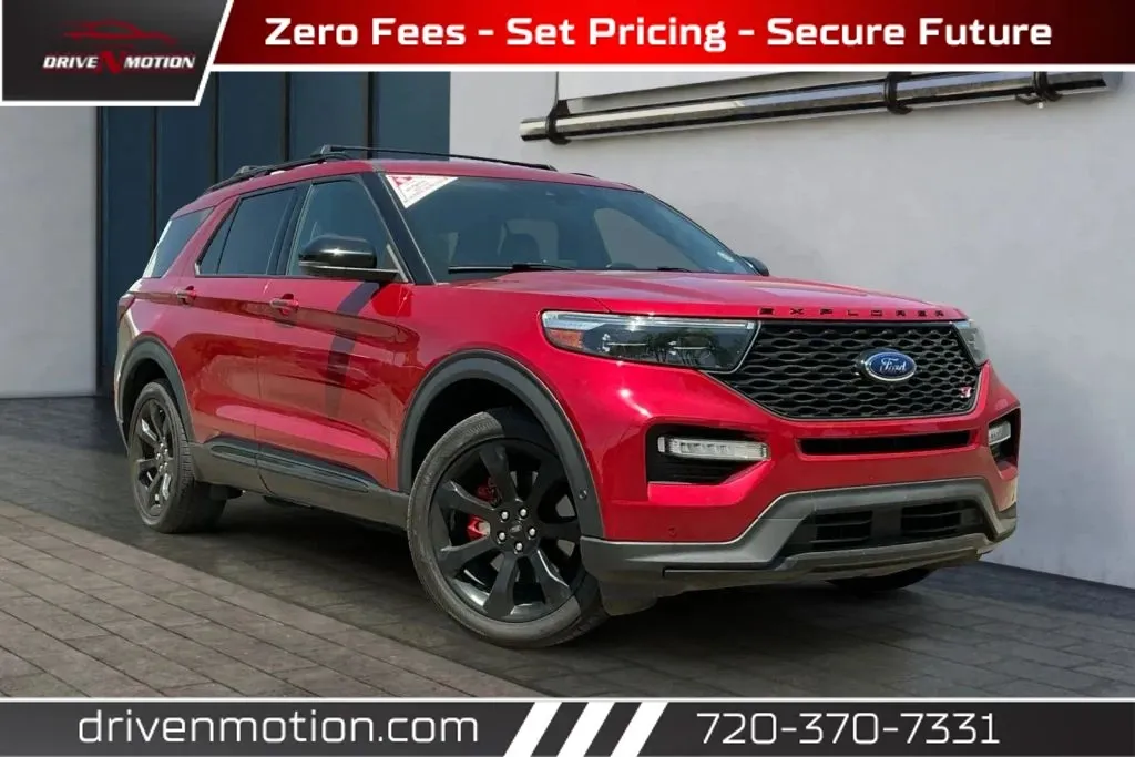 Red 2020 Ford Explorer ST Sport Utility 4D for sale in Thornton, CO