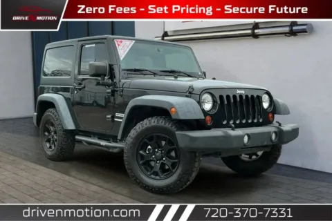 Black 2013 Jeep Wrangler Sport SUV 2D for sale in Thornton, CO