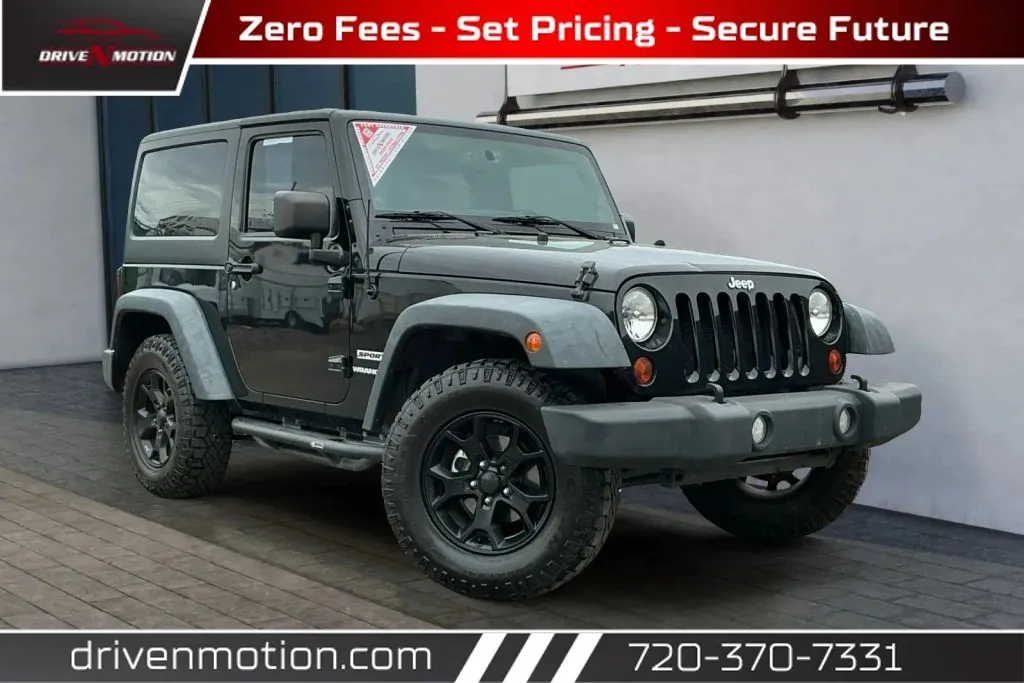 Black 2013 Jeep Wrangler Sport SUV 2D for sale in Thornton, CO