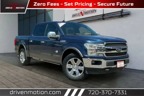 Blue 2018 Ford F-150 SuperCrew Cab King Ranch Pickup 4D 5 1/2 ft for sale in Thornton, CO