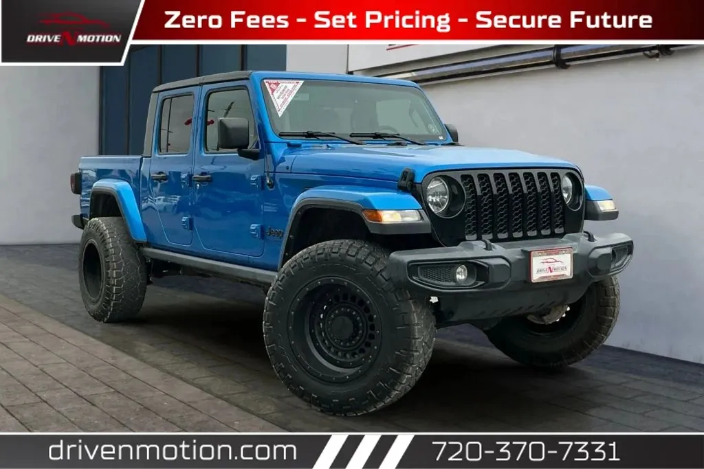 Blue 2021 Jeep Gladiator Willys Pickup 4D 5 ft for sale in Thornton, CO