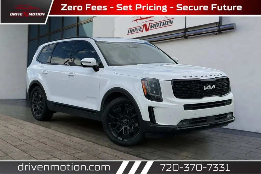 White 2022 Kia Telluride SX Sport Utility 4D for sale in Thornton, CO