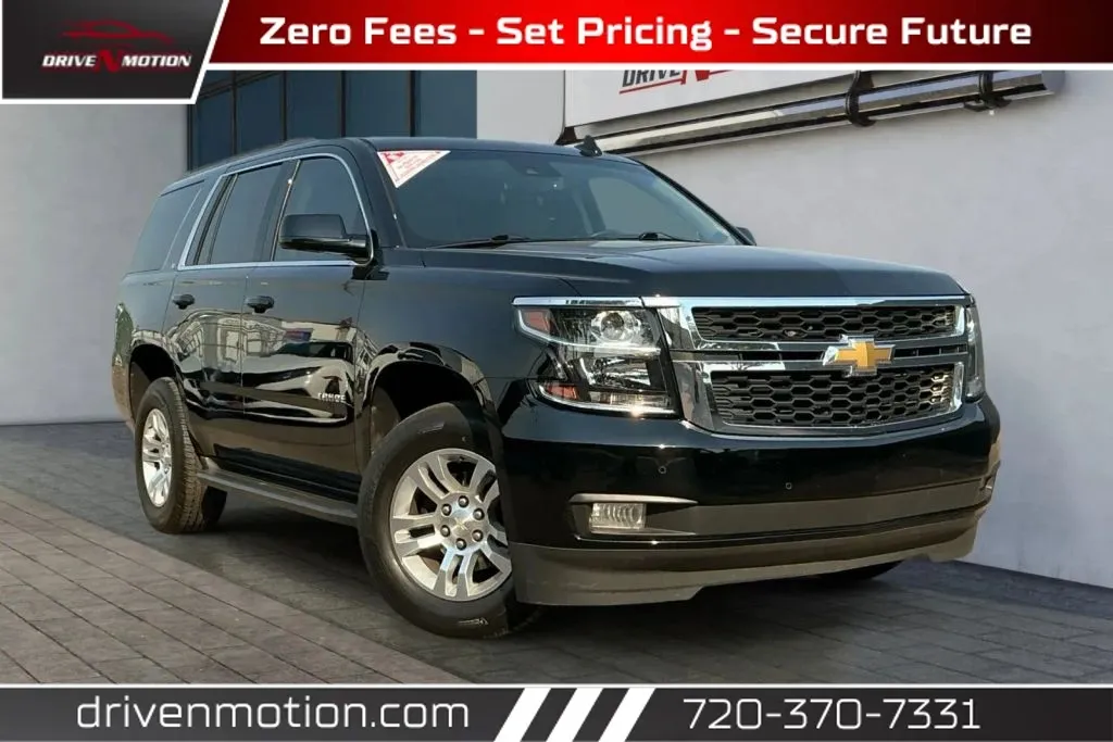 Black 2020 Chevrolet Tahoe LT Sport Utility 4D for sale in Thornton, CO