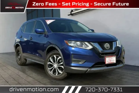 Blue 2018 Nissan Rogue S Sport Utility 4D for sale in Thornton, CO