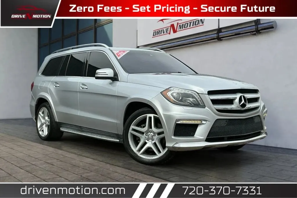 Silver 2013 Mercedes-Benz GL-Class GL 550 4MATIC Sport Utility 4D for sale in Thornton, CO