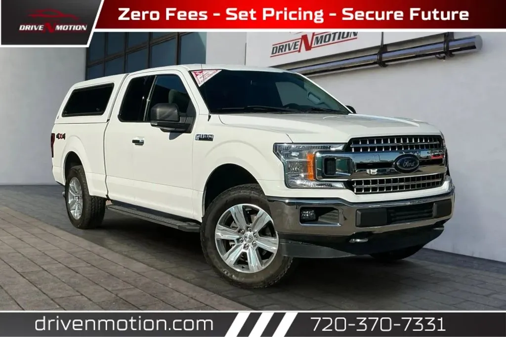 White 2018 Ford F-150 Super Cab XLT Pickup 4D 6 1/2 ft for sale in Thornton, CO