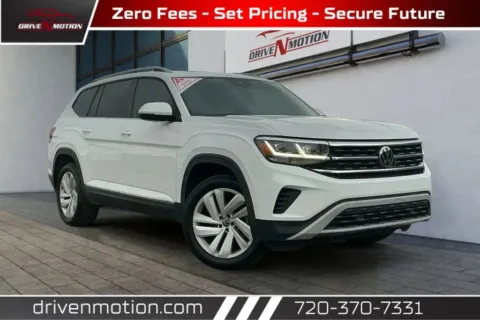 White 2021 Volkswagen Atlas SEL Sport Utility 4D for sale in Thornton, CO