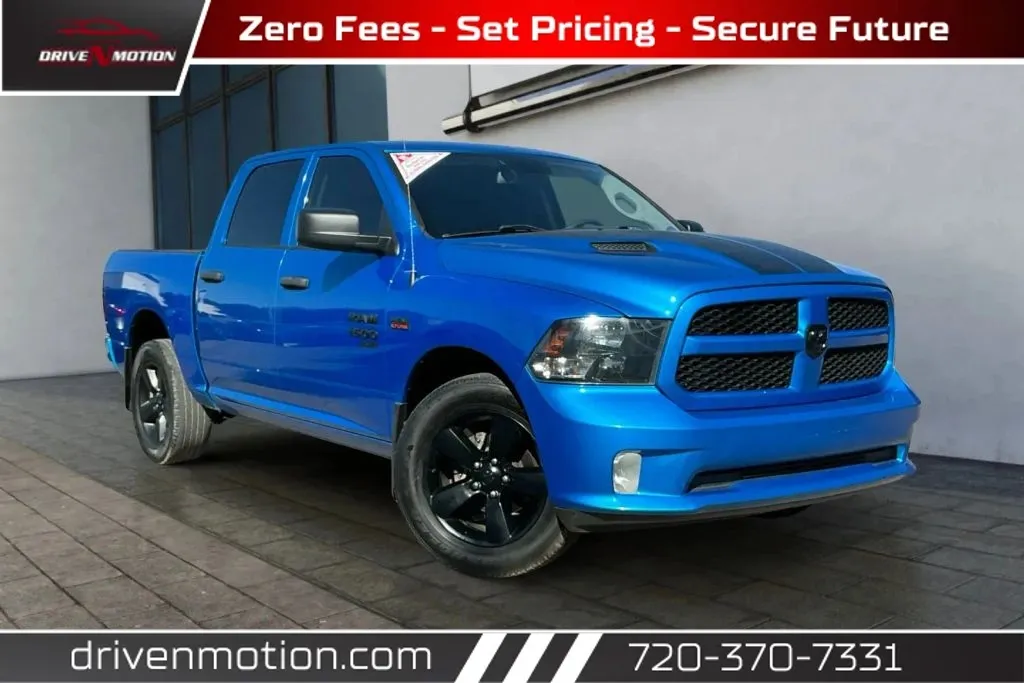 Blue 2019 Ram 1500 Classic Crew Cab Tradesman Pickup 4D 5 1/2 ft for sale in Thornton, CO