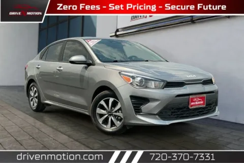 Gray 2023 Kia Rio S Sedan 4D for sale in Thornton, CO