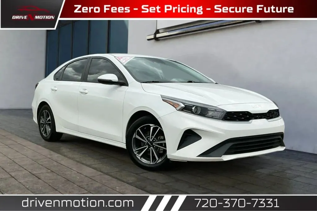 White 2023 Kia Forte LXS Sedan 4D for sale in Thornton, CO