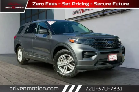 Gray 2022 Ford Explorer XLT Sport Utility 4D for sale in Thornton, CO