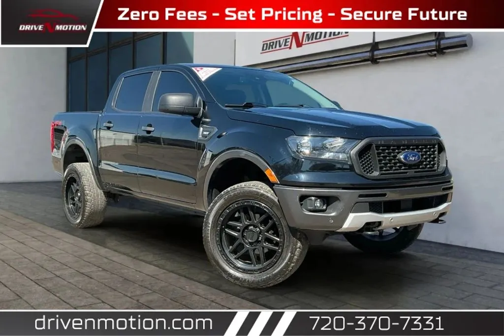 Black 2019 Ford Ranger SuperCrew XLT Pickup 4D 5 ft for sale in Thornton, CO