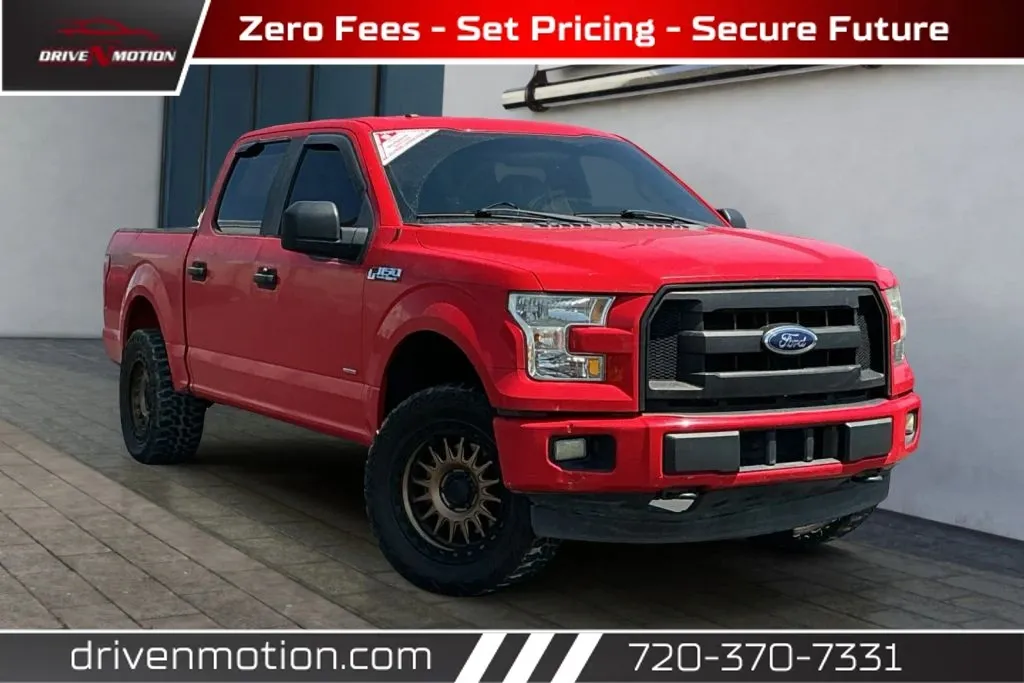 Red 2017 Ford F-150 SuperCrew Cab XL Pickup 4D 5 1/2 ft for sale in Thornton, CO