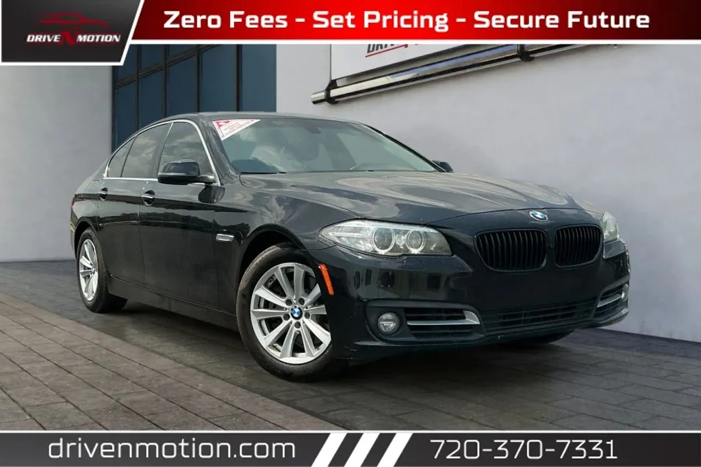 Black 2015 BMW 5 Series 528i Sedan 4D for sale in Thornton, CO