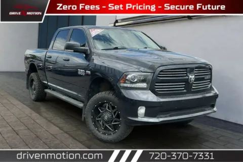 Black 2017 Ram 1500 Crew Cab Sport Pickup 4D 6 1/3 ft for sale in Thornton, CO