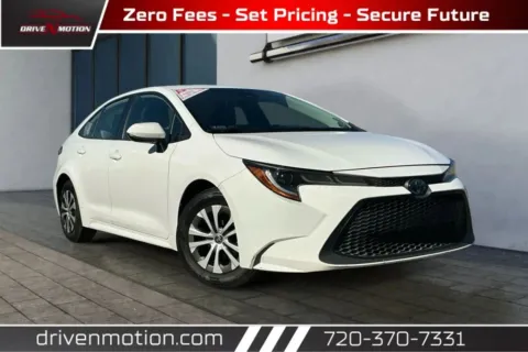 White 2022 Toyota Corolla Hybrid LE Sedan 4D for sale in Thornton, CO
