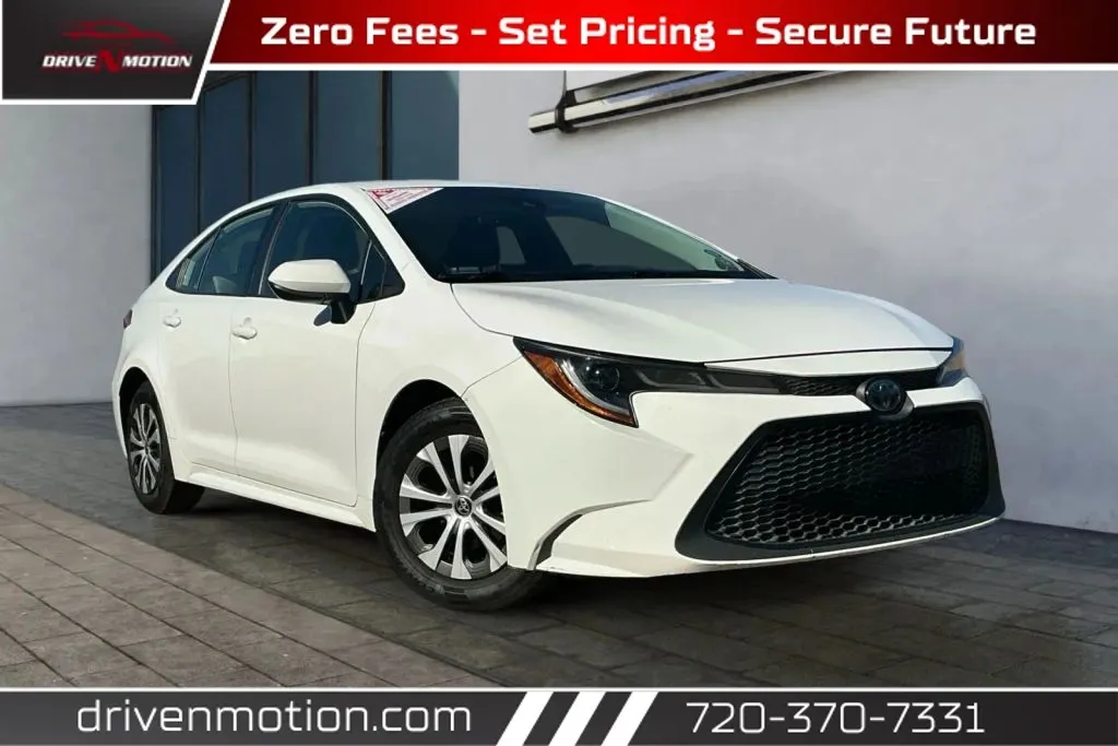 White 2022 Toyota Corolla Hybrid LE Sedan 4D for sale in Thornton, CO