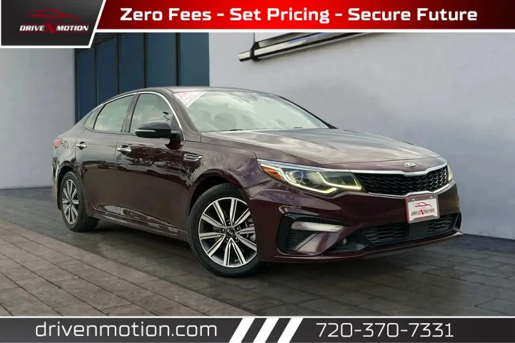 Red 2020 Kia Optima EX Sedan 4D for sale in Thornton, CO
