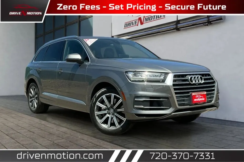 Gray 2018 Audi Q7 3.0T Premium Plus Sport Utility 4D for sale in Thornton, CO