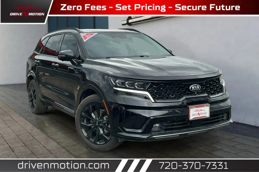 Black 2021 Kia Sorento SX-Prestige Sport Utility 4D for sale in Thornton, CO