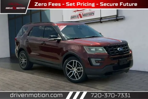 Red 2016 Ford Explorer Sport SUV 4D for sale in Thornton, CO