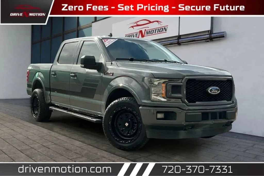 Gray 2018 Ford F-150 SuperCrew Cab XLT Pickup 4D 5 1/2 ft for sale in Thornton, CO