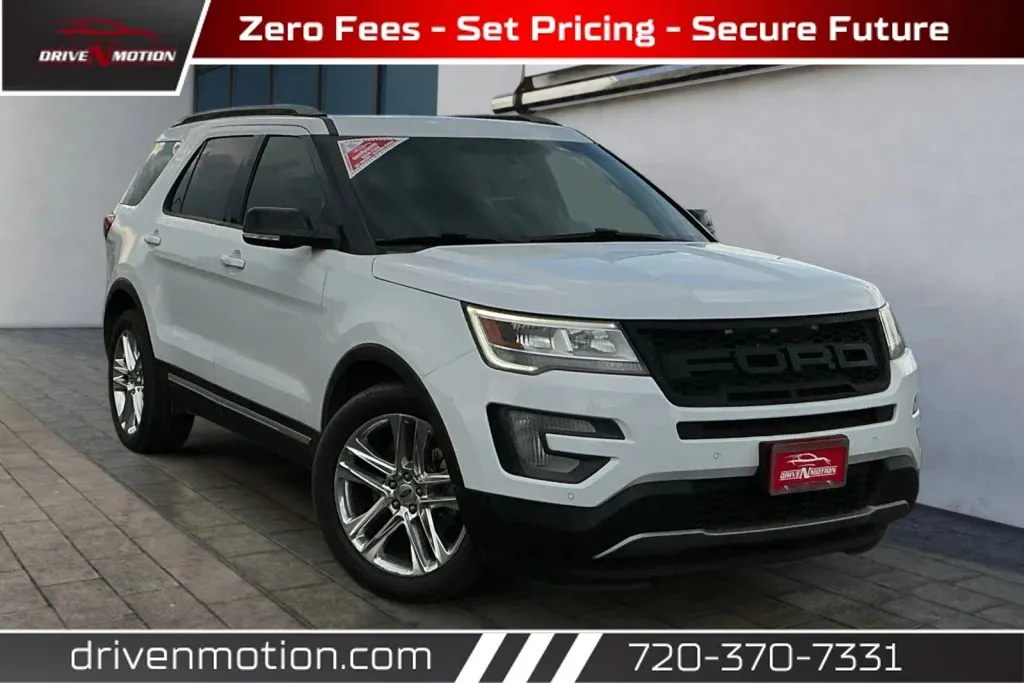 White 2017 Ford Explorer XLT Sport Utility 4D for sale in Thornton, CO