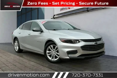 Silver 2018 Chevrolet Malibu LT Sedan 4D for sale in Thornton, CO