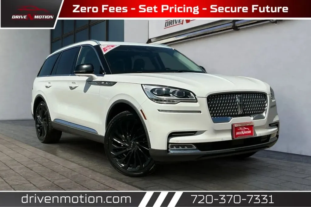 White 2020 Lincoln Aviator Reserve Sport Utility 4D for sale in Thornton, CO