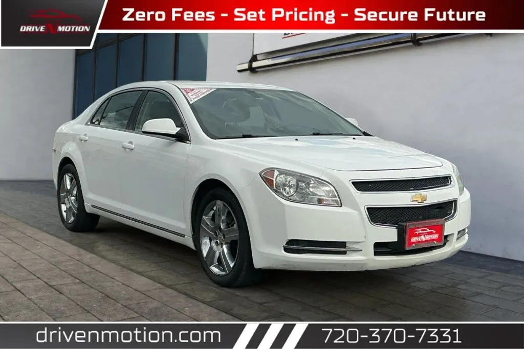 White 2011 Chevrolet Malibu LT Sedan 4D for sale in Thornton, CO