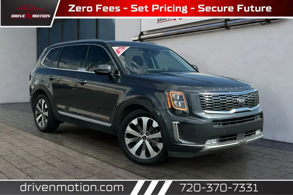 Gray 2021 Kia Telluride SX Sport Utility 4D for sale in Thornton, CO