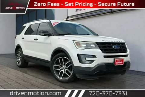 White 2017 Ford Explorer Sport SUV 4D for sale in Thornton, CO