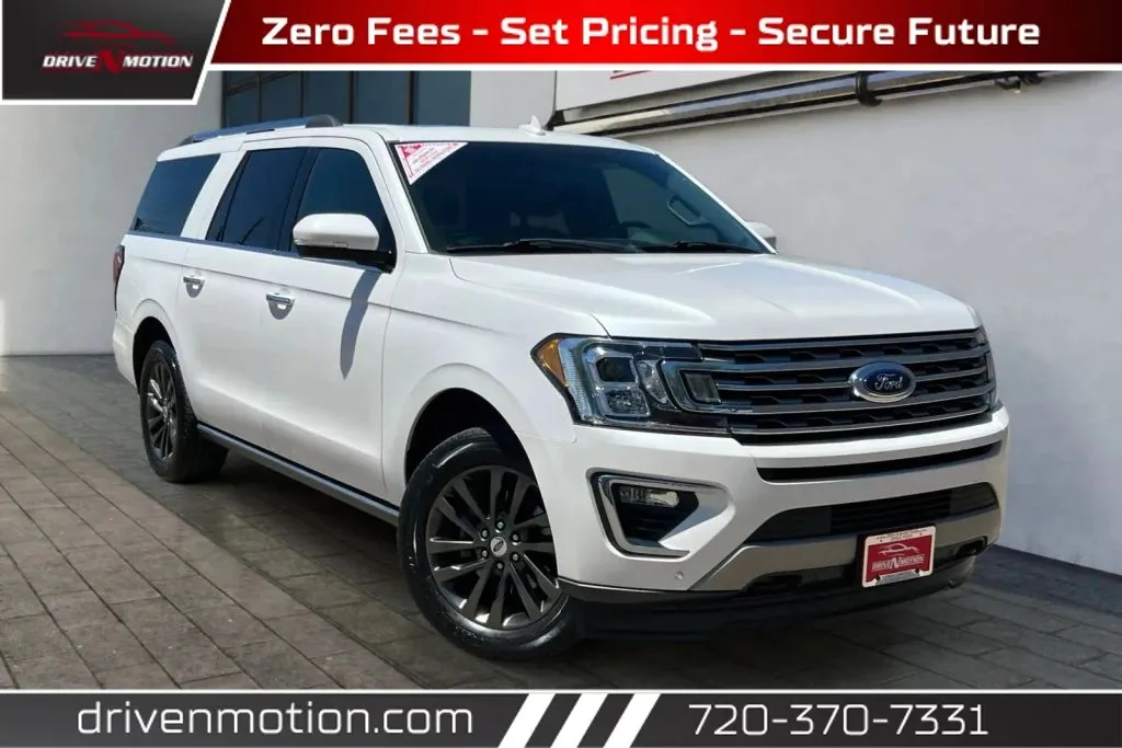 White 2019 Ford Expedition MAX Limited Sport Utility 4D for sale in Thornton, CO