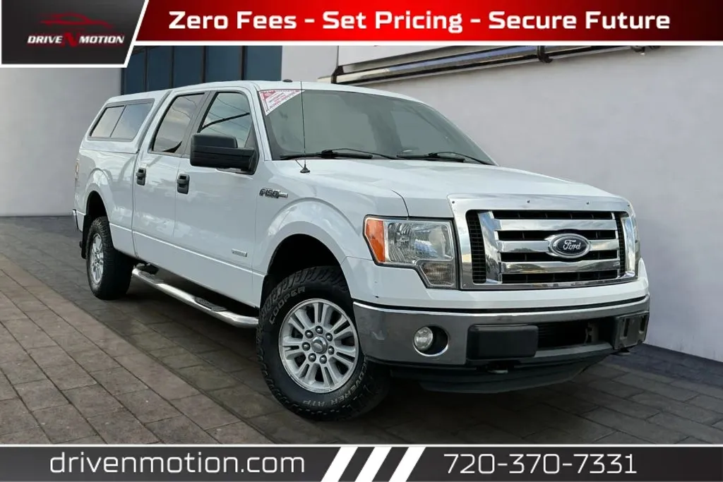 White 2012 Ford F-150 SuperCrew Cab Lariat Pickup 4D 5 1/2 ft for sale in Thornton, CO