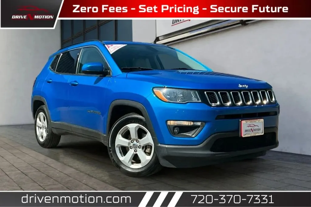 Blue 2019 Jeep Compass Latitude Sport Utility 4D for sale in Thornton, CO