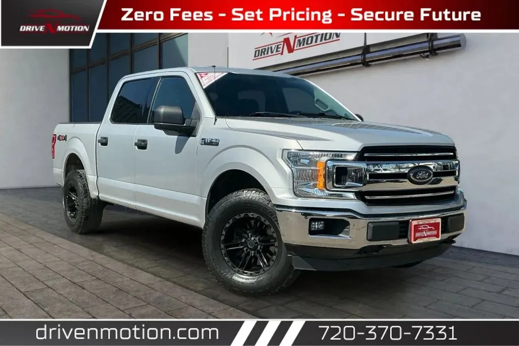 Silver 2018 Ford F-150 SuperCrew Cab XLT Pickup 4D 5 1/2 ft for sale in Thornton, CO