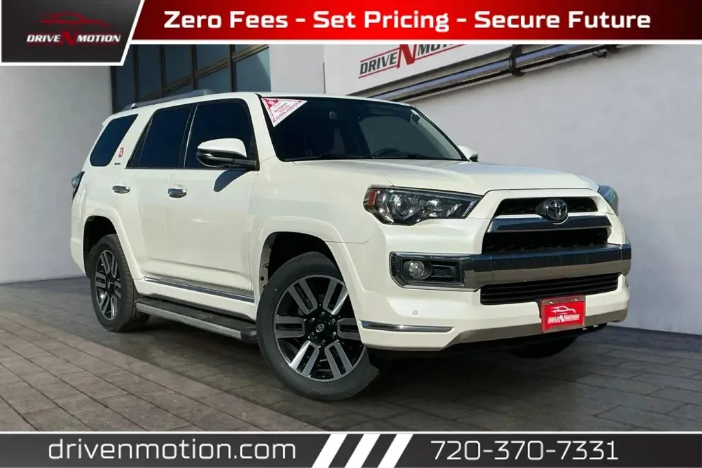 White 2015 Toyota 4Runner Limited Sport Utility 4D for sale in Thornton, CO