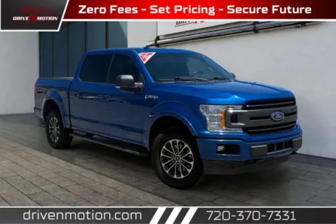 Blue 2018 Ford F-150 SuperCrew Cab XLT Pickup 4D 5 1/2 ft for sale in Thornton, CO