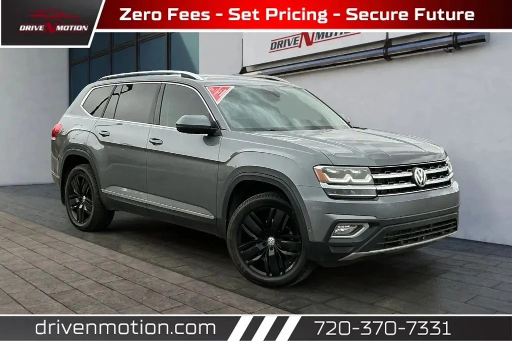 Gray 2019 Volkswagen Atlas SEL Premium 4Motion Sport Utility 4D for sale in Thornton, CO
