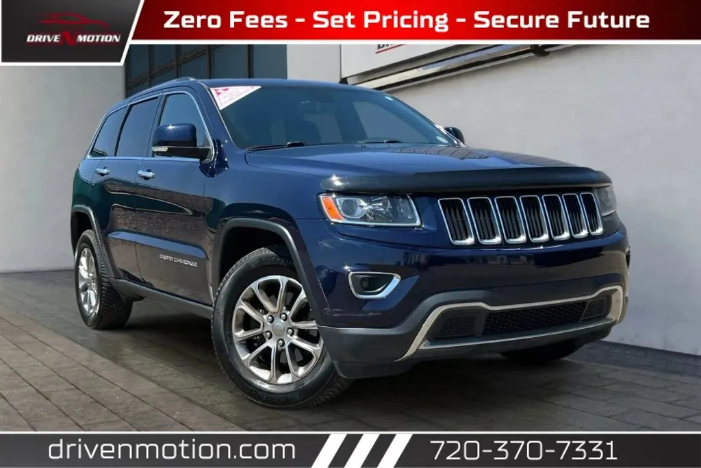 Blue 2014 Jeep Grand Cherokee Limited Sport Utility 4D for sale in Thornton, CO